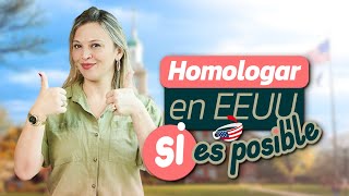 Como conseguí homologar mi título Profesional en estados unidos [upl. by Ardnama]