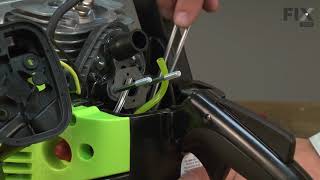 Poulan Chainsaw Repair  How to Replace the Fuel Return Line [upl. by Spiegelman]