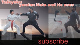 Taikyoku yondan full kata step by step tutorial and kata uses [upl. by Elliven804]