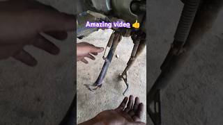 Amazing video 👍 side stand Repair 🛠️ytshorts ytshorts amazingfacts mechanic [upl. by Ebberta]