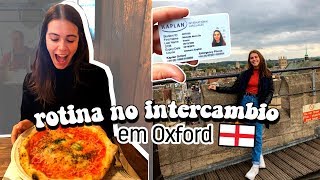 ROTINA DE INTERCÂMBIO EM OXFORD  Inglaterra  Mi Alves [upl. by Nosneb]