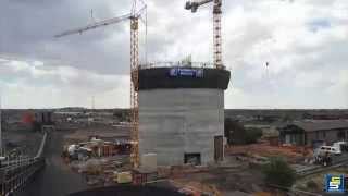 Time lapse Concrete slipform Silo [upl. by Broida781]