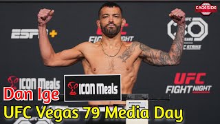 Dan Ige Wife Expecting Child Last Time quotI Knocked Someone Out In 20 Secondsquot  UFC Vegas 79 [upl. by Etterual]