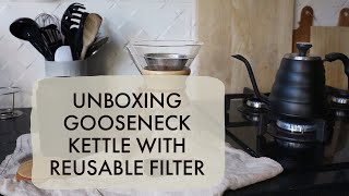 HOW TO USE A GOOSENECK KETTLE WITH COFFEE DRIPPER and CHEMEX 6cup DEMO [upl. by Blanche750]