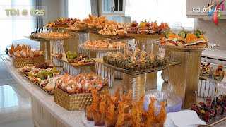 Buffet Table Decorating Ideas  025  Appetizer table for parties from a variety of finger foods [upl. by Saul19]