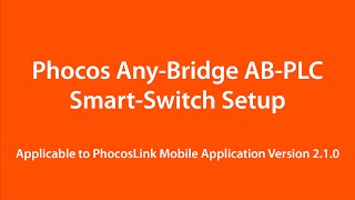 Phocos AnyBridge ABPLC SmartSwitch Setup [upl. by Merell865]