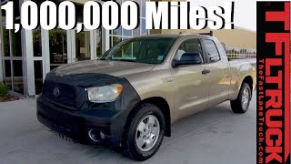 Meet the One Million Mile Toyota Tundra Still with Its Original V8 [upl. by Carlee]