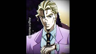 Yoshikage Kira Edit anime jojos [upl. by Hcelemile332]