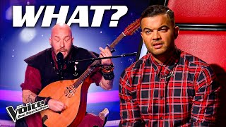 The most SURPRISING INSTRUMENTS on The Voice [upl. by Jourdan]