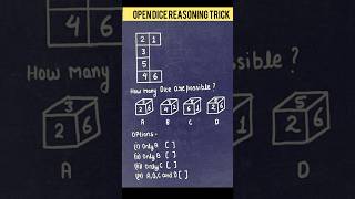 Open dice reasoning tricks  Dice reasoning tricks  reasoning tricks shortvideo [upl. by Nnylecoj]