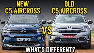 New Citroen C5 Aircross Vs Old C5 Aircross  Whats different C5 Aircross facelift 2022 launched [upl. by Kelam]