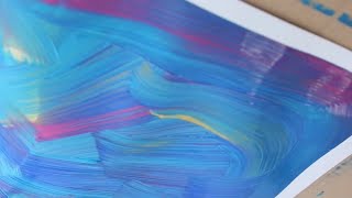 Acrylverf technieken  acrylverf voor beginners  Schilderen voor beginners ontspannende video [upl. by Raveaux]