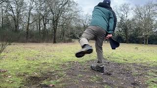 Video171  McChord AFB  New Beginner Red 9hole  Disc Golf Round [upl. by Oidale]