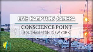 Hamptonscom  LIVE 4K Conscience Point Marina Southampton New York [upl. by Weiser]