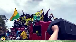 CARANAVA Recibimiento Atlético BUCARAMANGA Campeón [upl. by Aivatnahs]