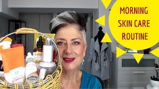 MORNING SKIN CARE ROUTINE FOR GLOWING MATURE SKIN OVER 50 [upl. by Ravens]