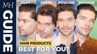 Clay Pomade Paste or Powder  Hair Product Guide  Ep 6 [upl. by Reinke96]