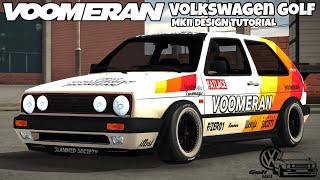 Voomeran Volkswagen Golf MkIl Design  Car Parking Multiplayer [upl. by Mcafee]