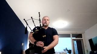 Bagpipe progress video Practice hour 1136 [upl. by Habeh]