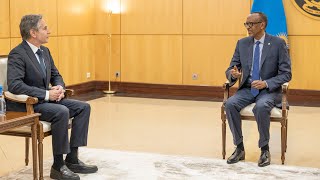 Kagame reacts to Blinkens comments in which he failed to specify that the Genocide targeted Tutsis [upl. by Adelheid670]