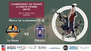 Le Mans  Orvault  Championnat de France Mixte 2024  Bracket 58 [upl. by Ahsakat389]