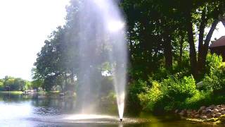 IRRIGATION WATER PUMP fountain for lakes and ponds [upl. by Berkie]