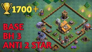 Base Anti Segalanya Di Builder Hall Level 3Clash Of Clans INDONESIA [upl. by Henriha]