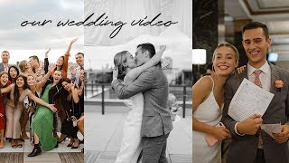 OUR WEDDING VIDEO  Eloped at 21 [upl. by Darcey]