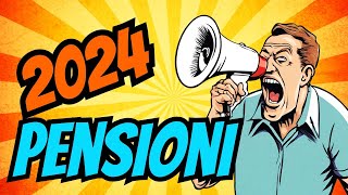 Pensioni le 3 novità della manovra 2024 [upl. by Kylander]