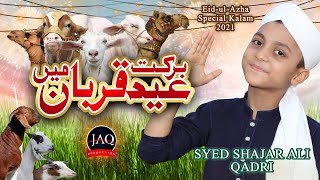 Barkat Eid e Qurban Main  Eid Special Kalam 2021  Shajar Ali Noorani  JAQ Production [upl. by Nylrak629]