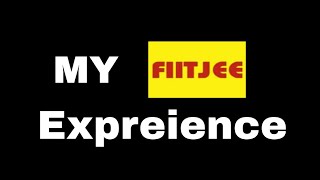 MY FIITJEE JOURNEY not very exciting [upl. by Newo195]