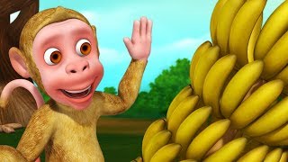 Bandar Mama and Bananas  Bengali Rhymes for Children  Infobells [upl. by Etnor]