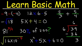 Math Videos How To Learn Basic Arithmetic Fast  Online Tutorial Lessons [upl. by Marwin]