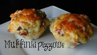 MUFFINKI PIZZOWE SZYBKIE I PRZEPYSZNE SZUSZGOTUJE [upl. by Zachery407]