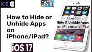 How To Hide And Unhide Apps On iPhone iOS 17 2023 [upl. by Slocum]