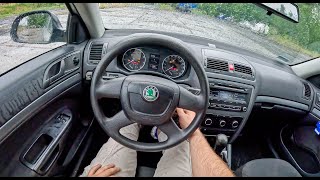 2012 Skoda Octavia 16 MPI 102HP 0100 POV Test Drive 1735 Joe Black [upl. by Opal]