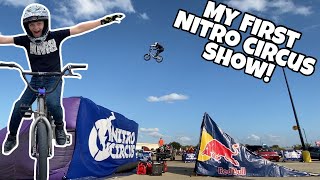 Huge Gap Huge Tricks My First NITRO CIRCUS SHOW [upl. by Ohnuj]