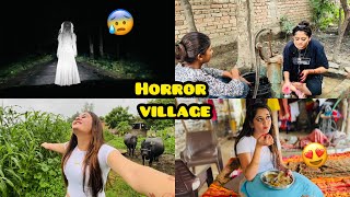 😜Aaj to Bahar Open me hi Nahana Pada Galti se 😱Most Horror Village Road pe chali gai Bindass Kavya [upl. by Julita739]