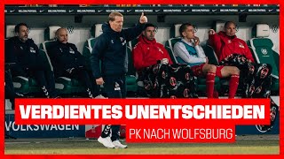 SCHULTZ quotEin guter Punkt für unsquot  VfL Wolfsburg  1 FC Köln  Pressekonferenz [upl. by Ludmilla369]