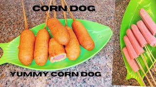 Corn dog without corn meal How to make corn dog Corn dogs [upl. by Fransisco]