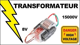 Electronique transformateur ⚡️ amplificateur ampli haute tension High voltage transformer ⚡️ [upl. by Nedgo]