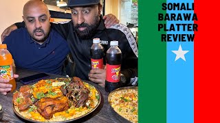 Unveiling Barawa Somali Cuisine in London Yogiz Special Platter Review [upl. by Elok]