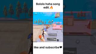 Bololo haha trending song pubg video edit🔥🔥  bgmi 1nonlyzeltrax pubgmobile zeltrax [upl. by Ilaire]