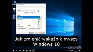 Jak zmienić wskaźnik kursor myszy Windows 10 [upl. by Notselrahc]