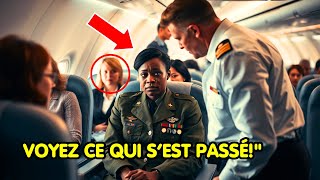 LE PILOTE EMPÊCHE UNE SOLDATESSE NOIRE DE S’ASSEOIR EN PREMIÈRE CLASSE ET LA RÉACTION VOUS CHOQUERA [upl. by Teews]