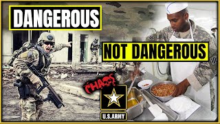 The most dangerous and non dangerous jobs in the Army [upl. by Hinson]