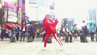 BTS방탄소년단  MIC DROP FULL DANCE COVER IN PUBLIC at Ximending BY Hathaway [upl. by Noyk]