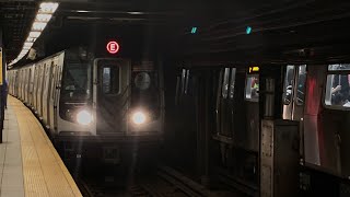 MTA New York City Subway  EFR Train Action at Queens Plaza [upl. by Liliane]