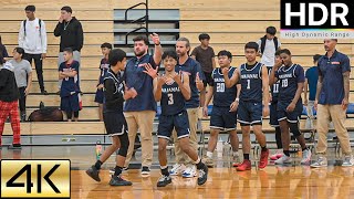 Waipahu vs Waianae  Hawaii High School Basketball  4K HDR basketball 4khdr [upl. by Eicak]