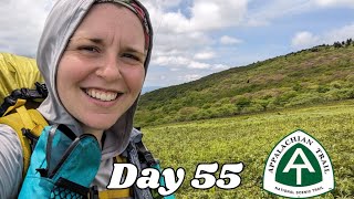 Day 55  Buzzard Rock and My First Ponies  2024 Appalachian Trail Thru Hike [upl. by Amandie]